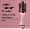 Ionitekniikka vähentää näkyvästi pörröisyyttä ja lisää kiiltoa