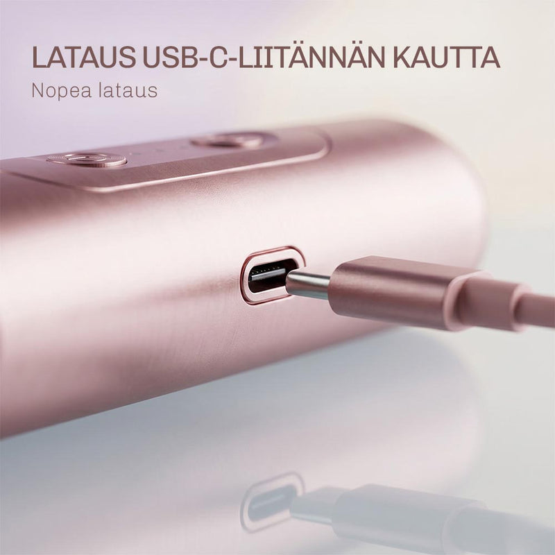 2 in 1 trimmeri kasvoille ja vartalolle kaksoisteratekniikalla