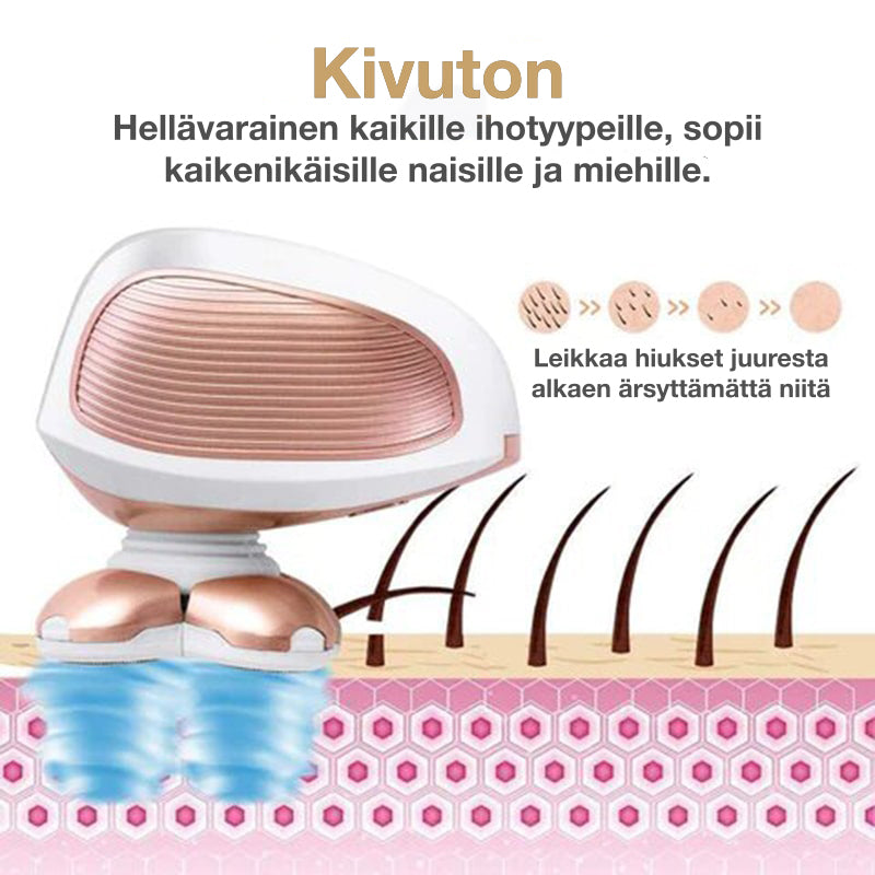 4D UltraGlide terät – erittäin tarkat ja liukuvat 4D-terät varmistavat optimaalisen ajotuloksen