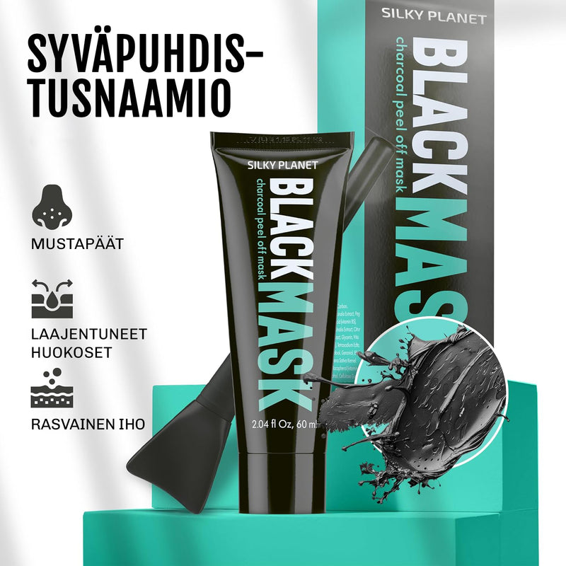 Mustapää maski Black Mask