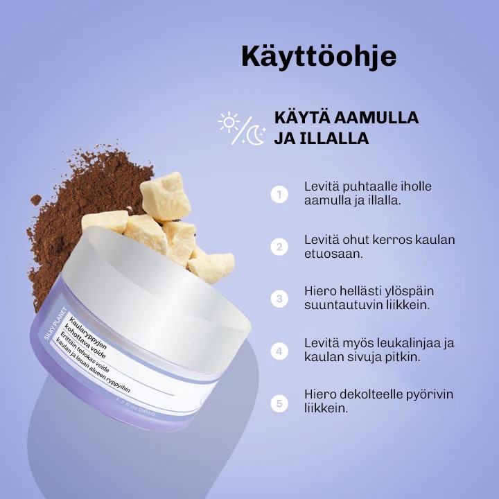 Kiinteyttävä kaulavoide