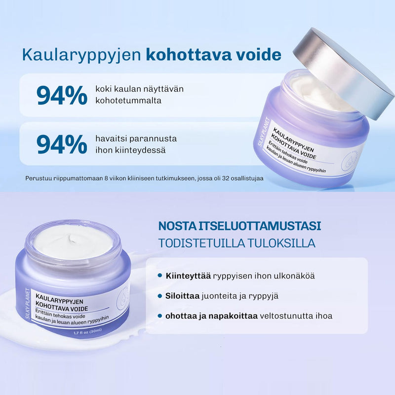 Kiinteyttävä kaulavoide
