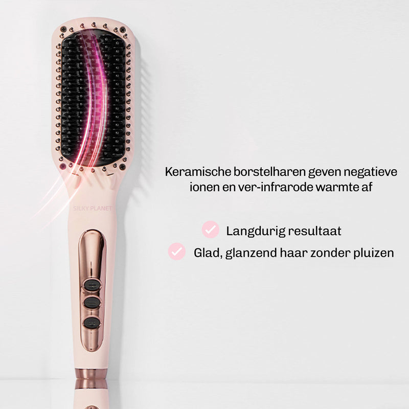 Anti-frizz borstel klaar in 30 seconden – bespaart tijd bij dagelijkse styling