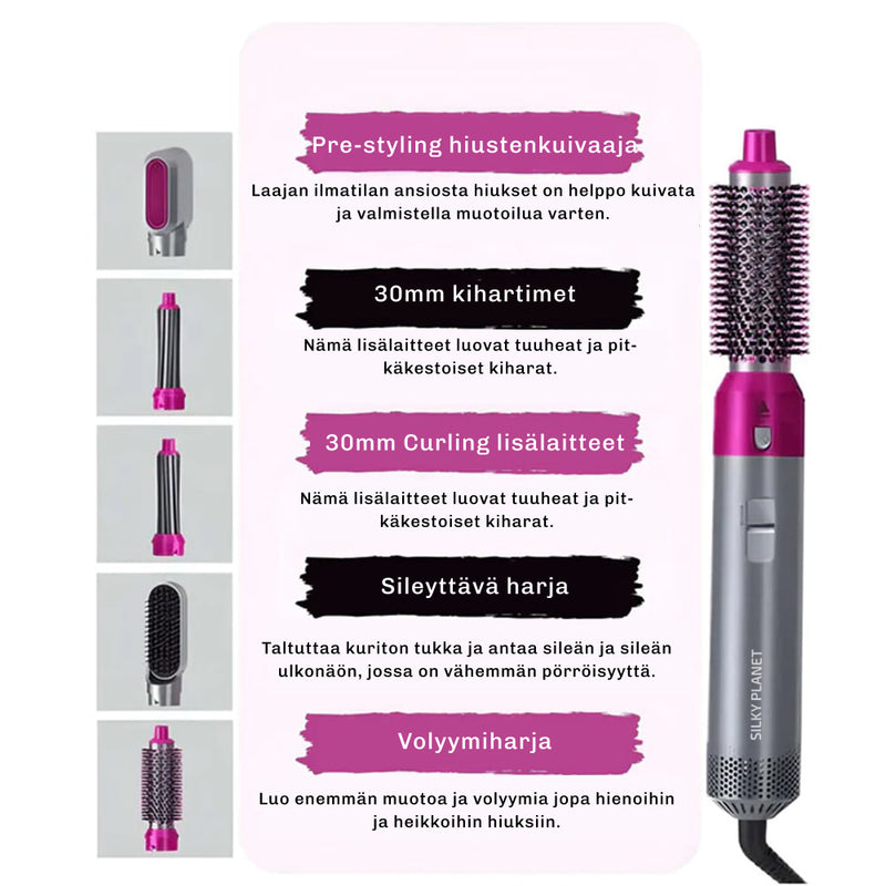 WaveXpert 5-in-1 hiustenmuotoilija