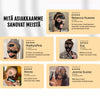 Aktiivihiili-naamion koostumus lähikuvassa – Black Mask poistaa talia ja epäpuhtauksia