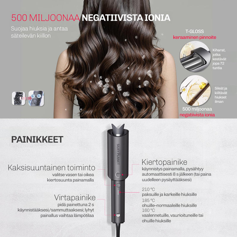 Automaattinen kiharrin WaveSpin