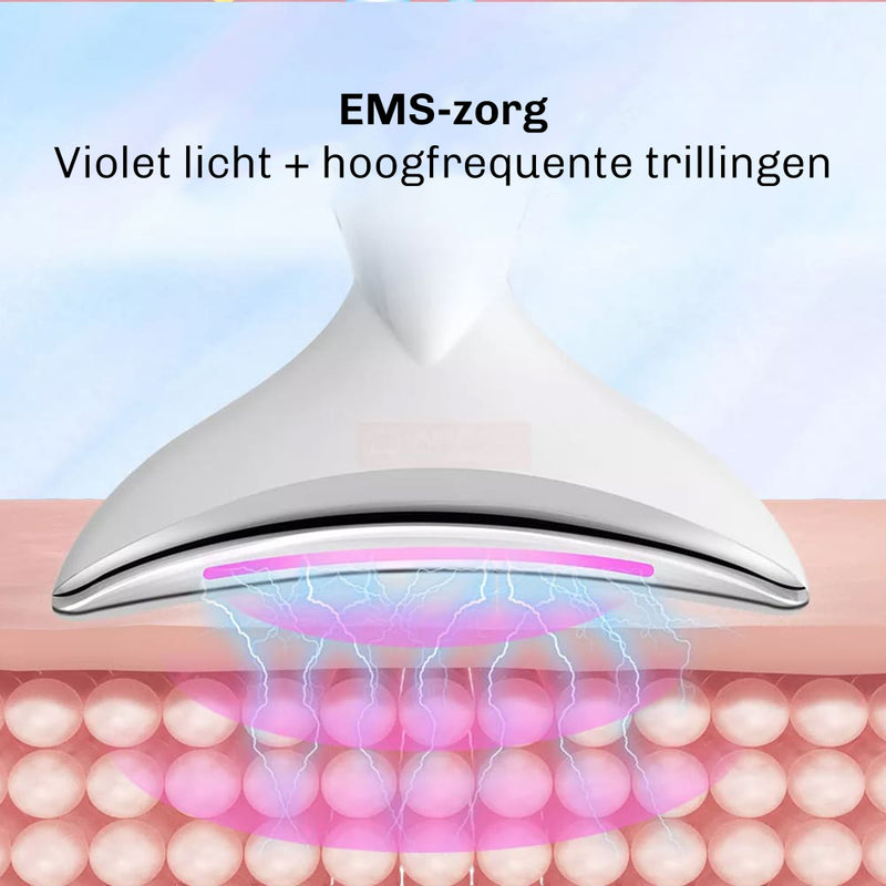 EMS facelift apparaat met verschillende lichtmodi voor diverse huidtypes