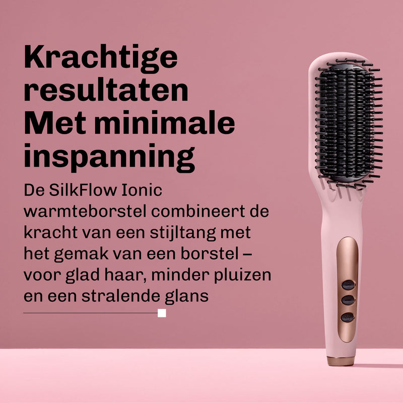 Föhnborstel met instelbare temperatuur voor fijn, dik of krullend haar