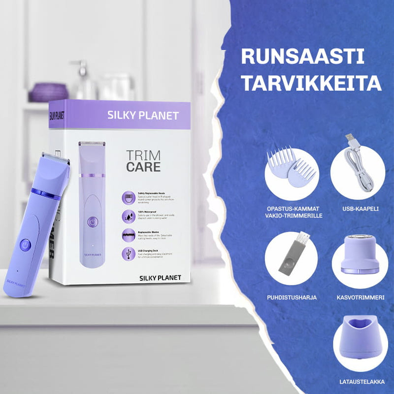 Intiimialueen trimmeri TrimCare – ihoystävällinen ratkaisu bikinialueen ja herkkien alueiden siistimiseen