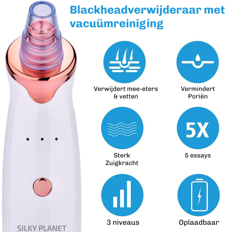 Mee-eters verwijderen zonder de huid te beschadigen – zachte maar effectieve zuigtechnologie