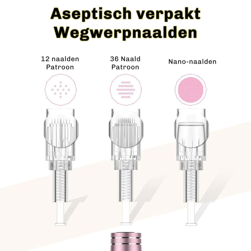 Microneedling apparaat – bevordert elasticiteit en stimuleert collageenproductie
