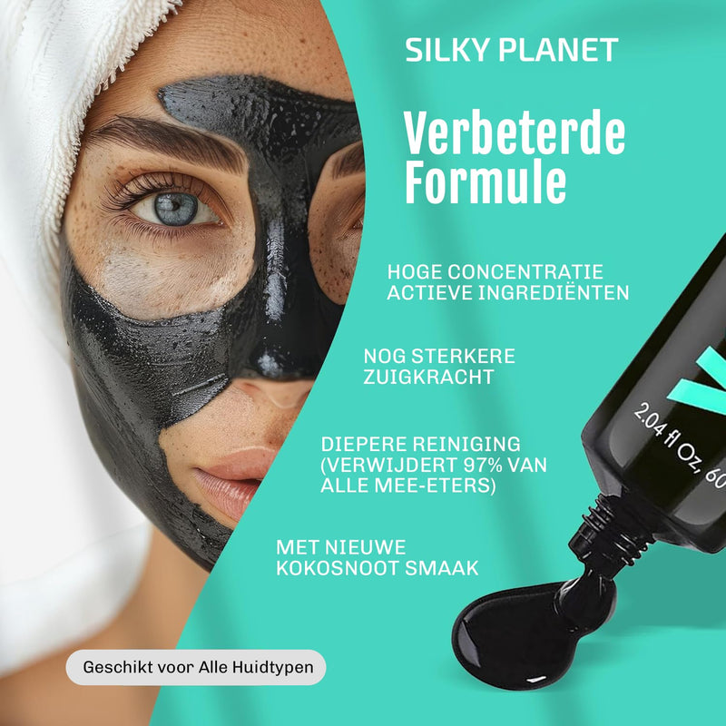Peel-off masker voor T-zone – ideaal voor neus, voorhoofd en kin