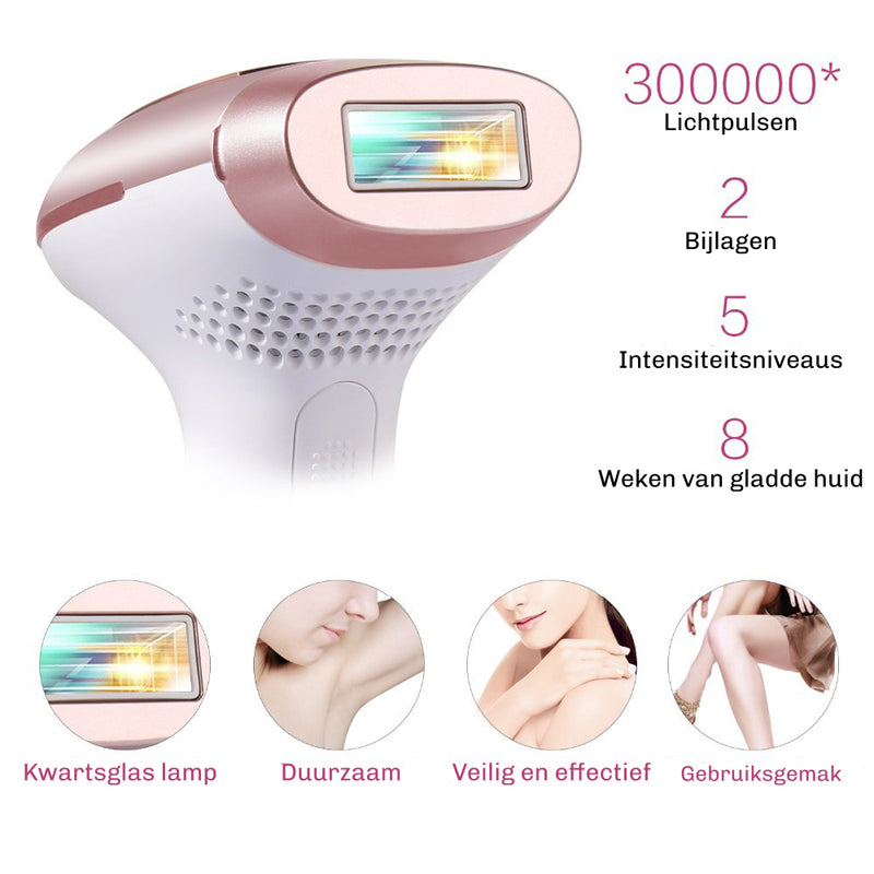 Permanent ontharen met IPL technologie – tot 91% minder haargroei na 4 weken