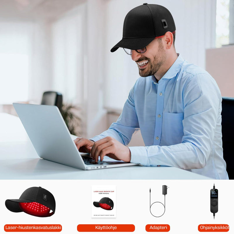 Punavalo Hiustenkasvu Cap Restore+