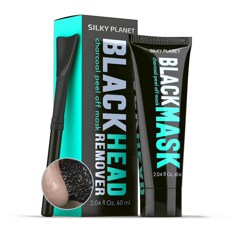SilkyPlanet Black Mask peel-off masker tegen mee-eters – reinigt poriën diep en verwijdert onzuiverheden