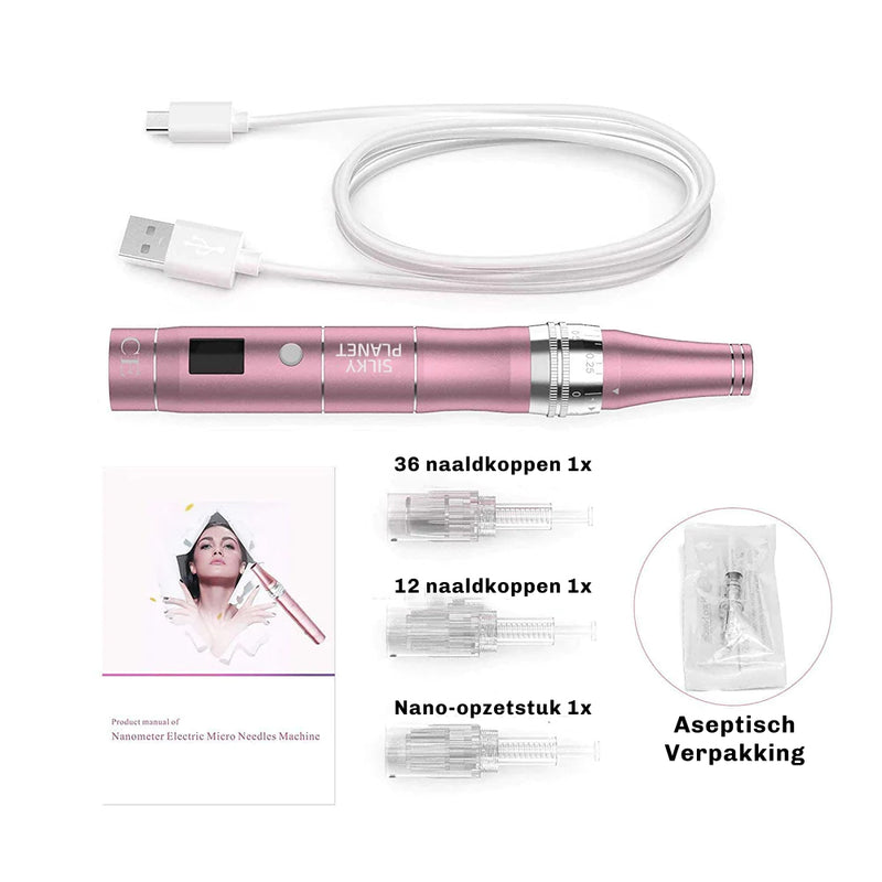 SilkyPlanet Derma Expert microneedling pen – effectieve anti-aging behandeling voor thuis