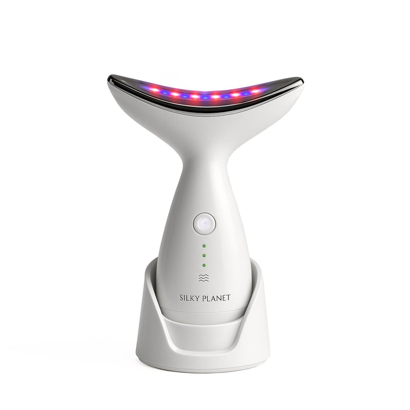 SilkyPlanet LumiFace EMS facelift apparaat – stimuleert collageen en verstevigt de huid zichtbaar