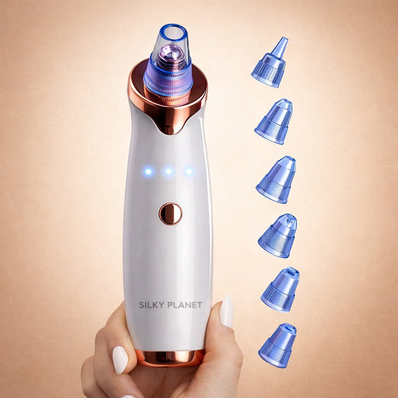 SilkyPlanet SkinClear 3 mee-eter verwijderaar apparaat – krachtige poriënreiniger voor diepe huidreiniging