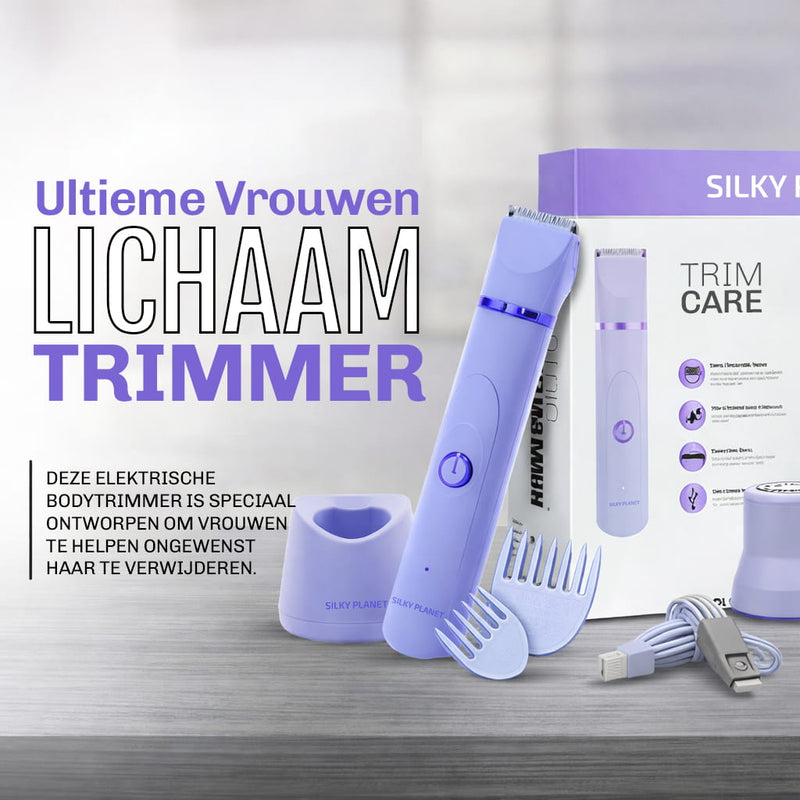 SilkyPlanet TrimCare lichaamstrimmer – betrouwbare keuze voor comfortabel en precies trimmen