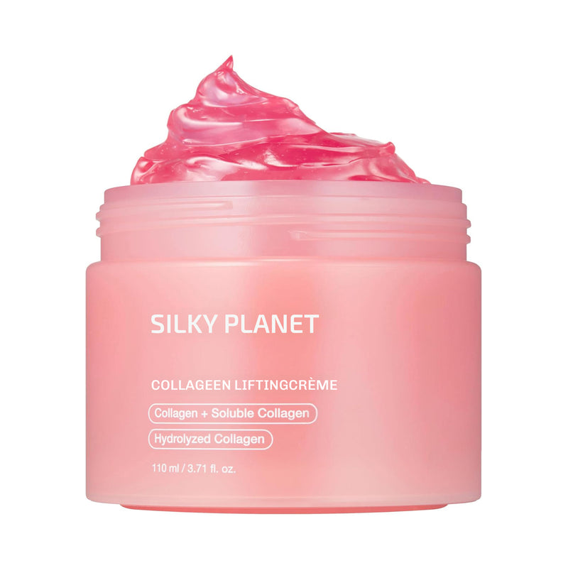 SilkyPlanet verstevigende collageencrème – hydrateert intensief en verbetert de elasticiteit van de huid