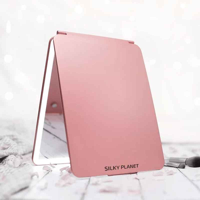 SilkyPlanet Vision 3 make-up spiegel met verlichting – ideale reisgenoot voor perfecte make-up