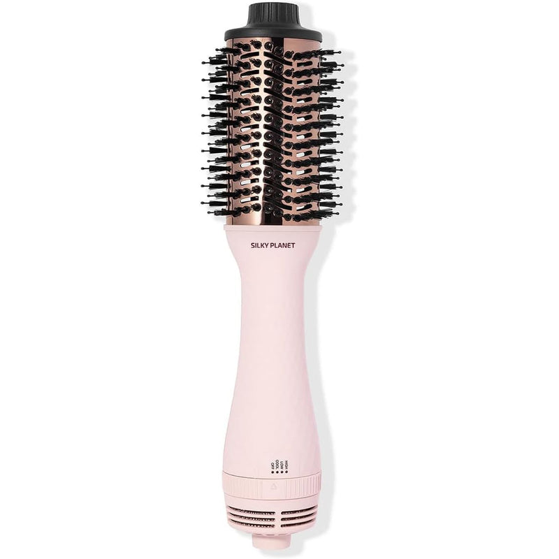 SilkyPlanet VolumeBrush 2-in-1 föhnborstel – combineert föhn en ronde borstel voor een professionele blowout thuis
