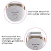 SilkyPlanet compacte ladyshaver met hypoallergene coating voor gevoelige huid