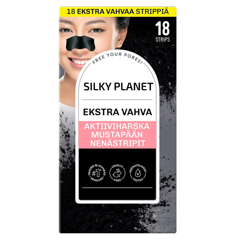 SilkyPlanet mustapää nenälaastarit aktiivihiilellä – tehokas ja hellävarainen tapa poistaa mustapäät nenästä ja puhdistaa ihohuokoset