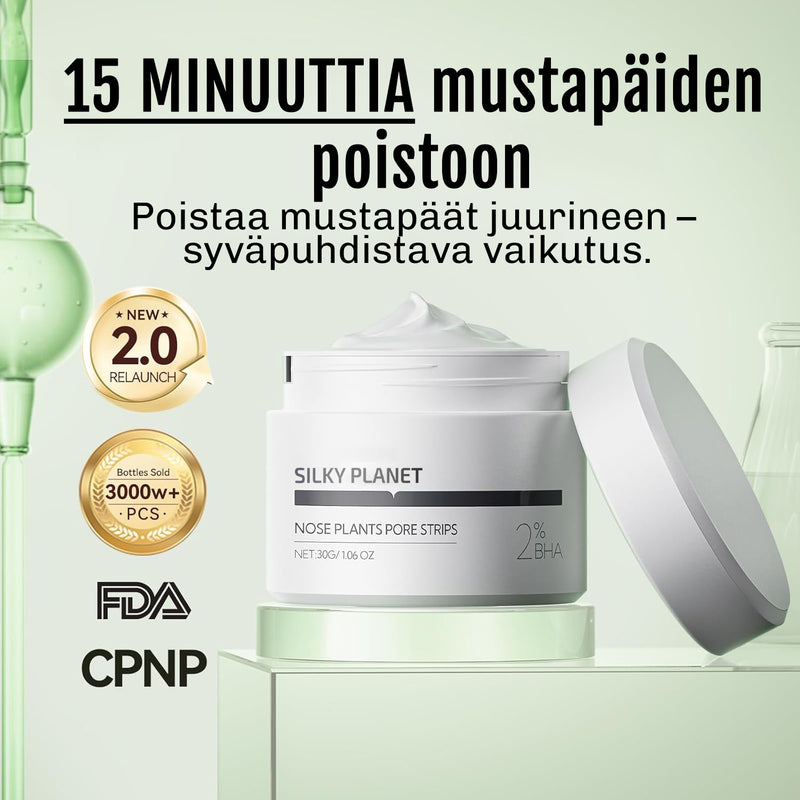 Syväpuhdistava mustapäiden poistovoide – puhdistaa ihohuokoset liasta, talista ja epäpuhtauksista