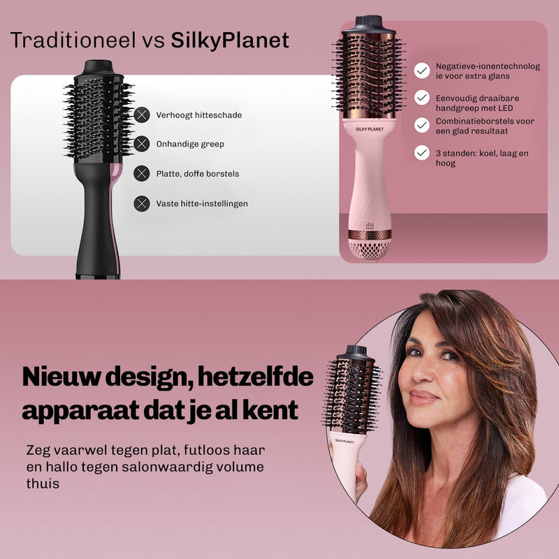 VolumeBrush 2-in-1 volumeborstel – zorgt voor zichtbaar voller en gezonder uitziend haar