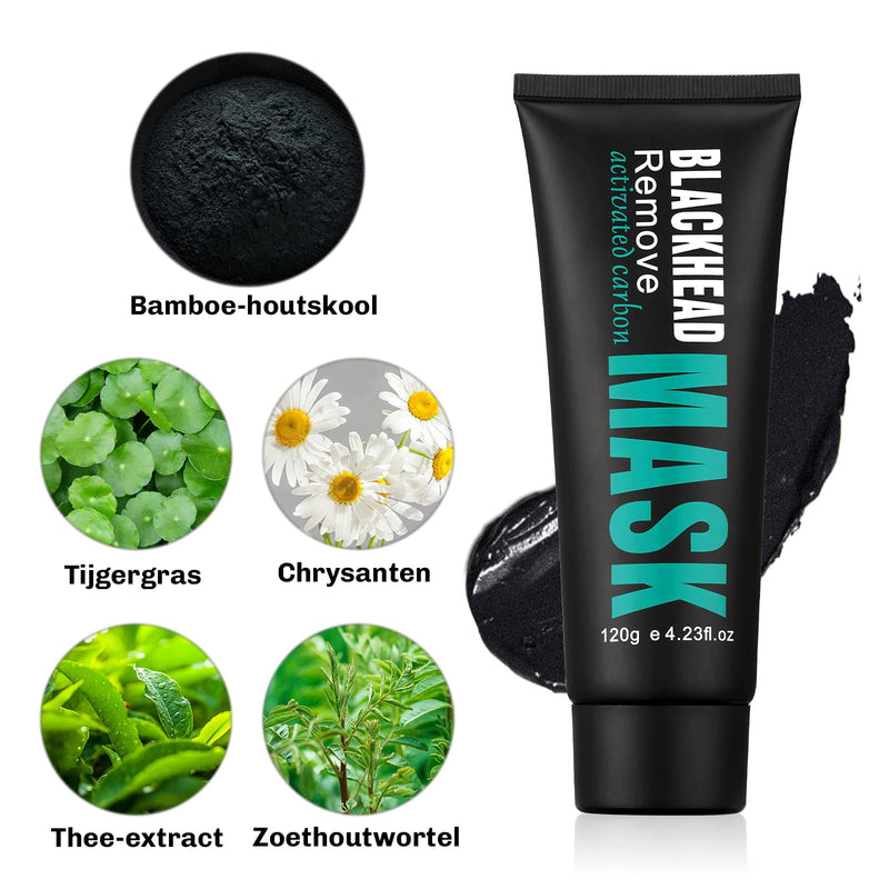 Voor en na gebruik van SilkyPlanet Black Mask – zichtbaar verfijnde poriën en frisse huid