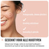 Voor en na gebruik van hydrocolloïd puistjespleisters – zichtbaar schonere huid