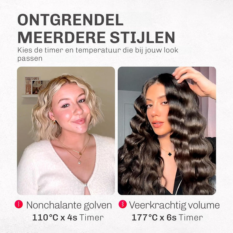 Ionische waver met snelle opwarming in 30 seconden voor snelle styling