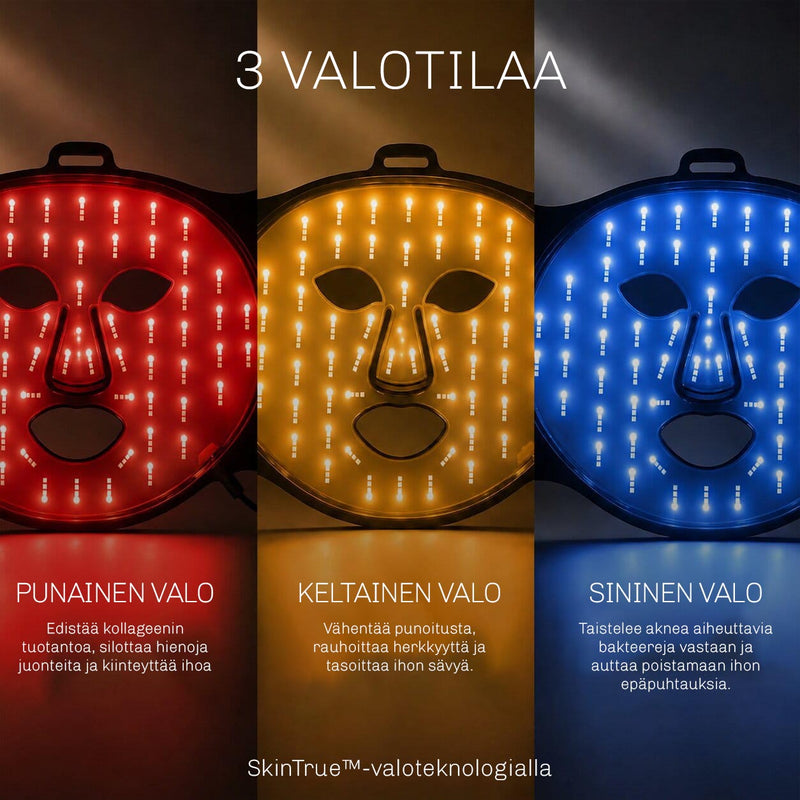 Anti aging LED maski Lumidark sileamman ja nuorekkaamman ihon saavuttamiseen