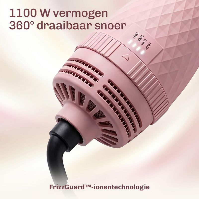 VolumeBrush 2-in-1 haarstyler voor een prachtige blowout, extra volume en glad haar.