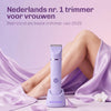 SilkyPlanet TrimCare intimtrimmer voor veilig en huidvriendelijk trimmen van de intieme zone.