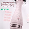 Ionische föhnborstel met ionentechnologie vermindert pluis en zorgt voor meer glans.