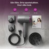 Ionische AirFusion haardroger met ionentechnologie voor glad, glanzend en volumineus haar.
