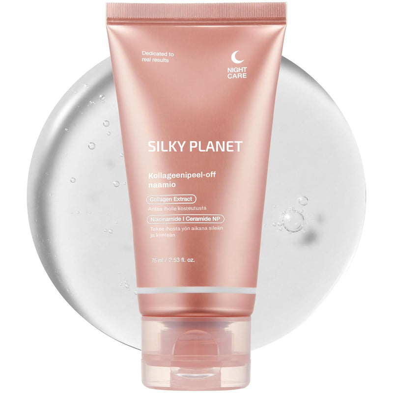 Silky Planet Kollageeni Peel Off -naamio – ihoa kiinteyttävä ja puhdistava irtonaamio