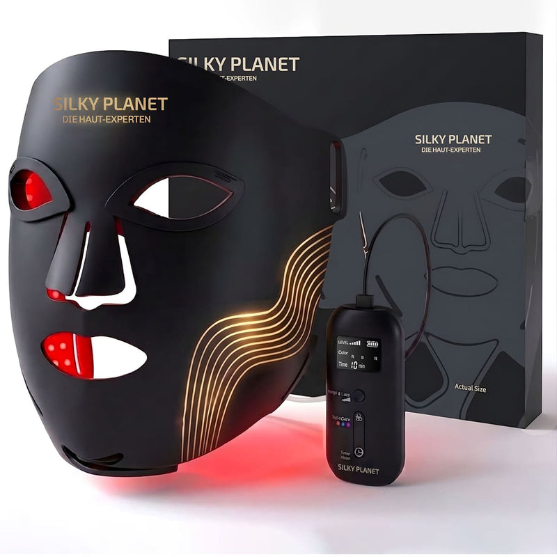 LED lichttherapie gezichtsmasker voor stevigere en gladdere huid
