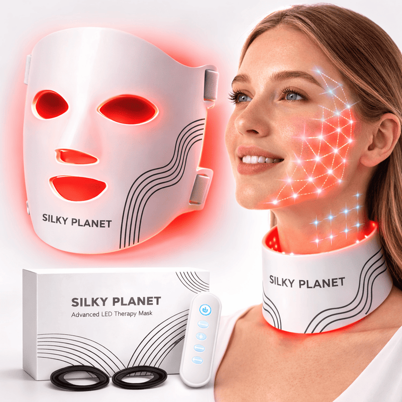 LED valoterapia maski LumiWhite kirkkaammalle ja kiinteammalle iholle