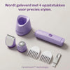 TrimCare lichaams- en intimtrimmer voor nauwkeurige en comfortabele ontharing van gevoelige zones.