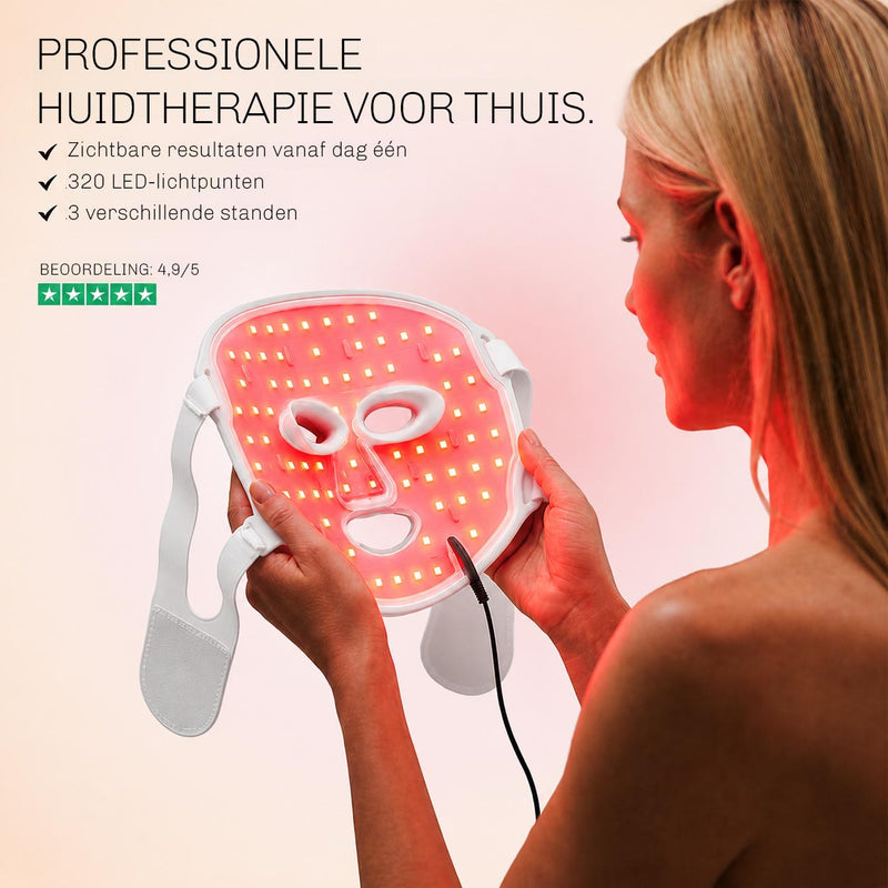 LumiWhite LED gezichtsmasker voor moderne anti aging huidverzorging thuis