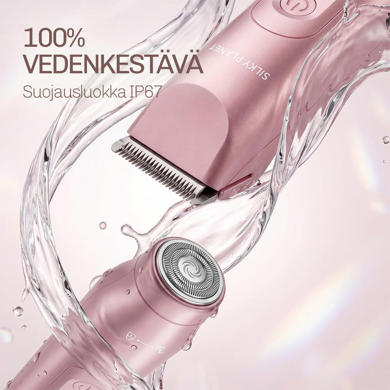 Mini karvanpoistaja herkalle iholle ilman ihoarsytysta