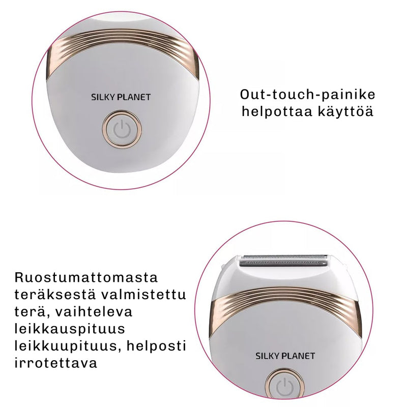 Ihoystävällinen muotoilu – ei punoitusta, ei leikkauksia, ei kipua