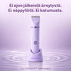 Vedenpitävä vartalotrimmeri kuivaan käyttöön tai suihkussa tapahtuvaan karvanpoistoon.